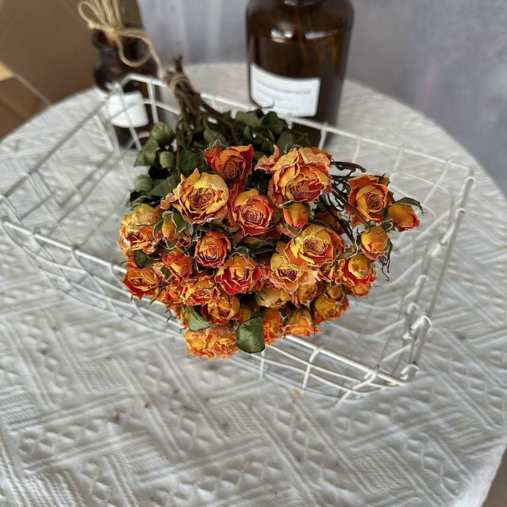 Resin Art Rose - ช่อดอกกุหลาบแห้งจริง ดอกไม้แห้งธรรมชาติ สำหรับงานเรซิ่น งานฝีมือ DIY ของตกแต่งบ้านและสำนักงาน