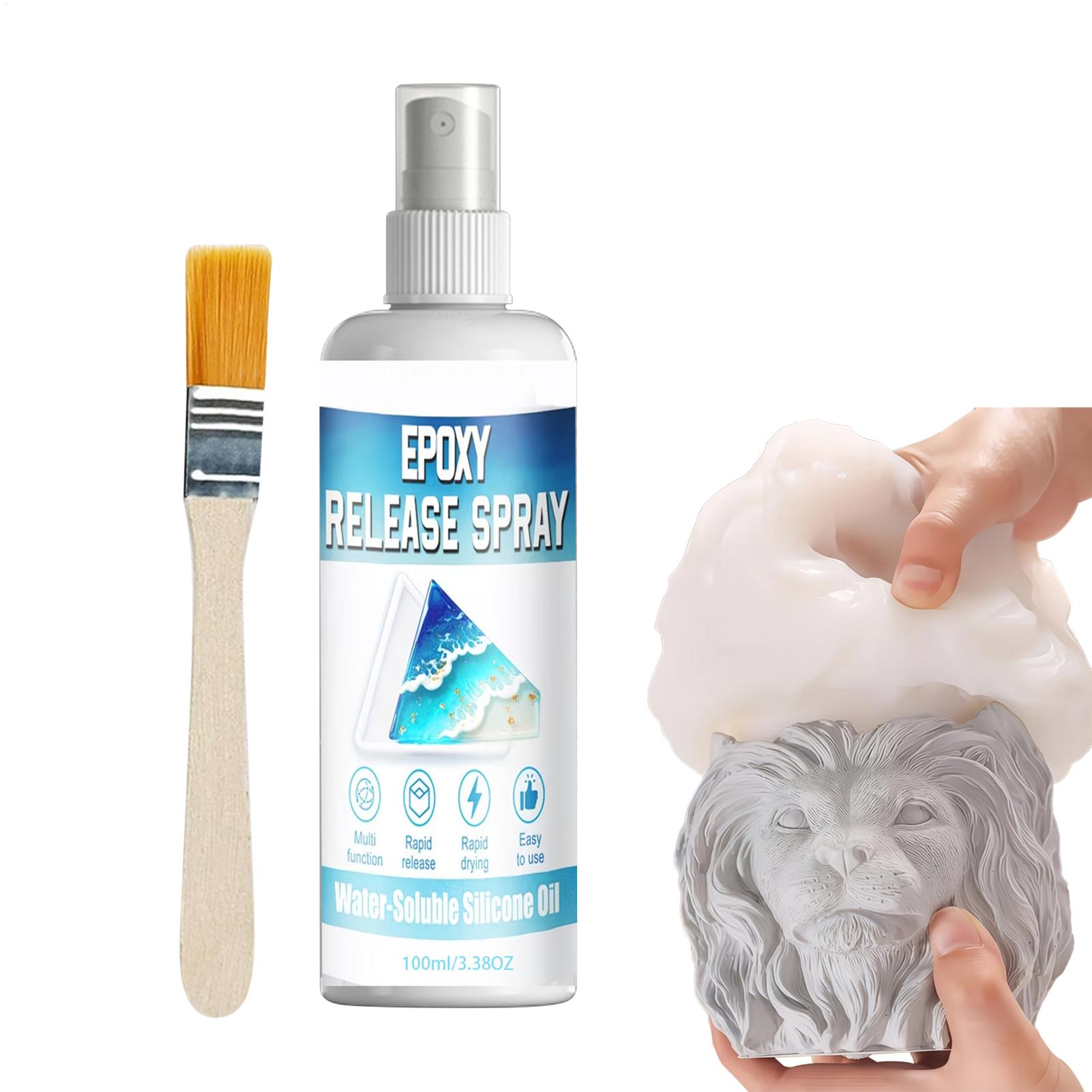 Release Spray Silicone - สเปรย์ซิลิโคนสำหรับปล่อยแม่พิมพ์ สเปรย์สำหรับเรซิ่นอีพ็อกซี่ สเปรย์สำหรับทำแม่พิมพ์ DIY แห้งเร็ว ไม่ติดแม่พิมพ์