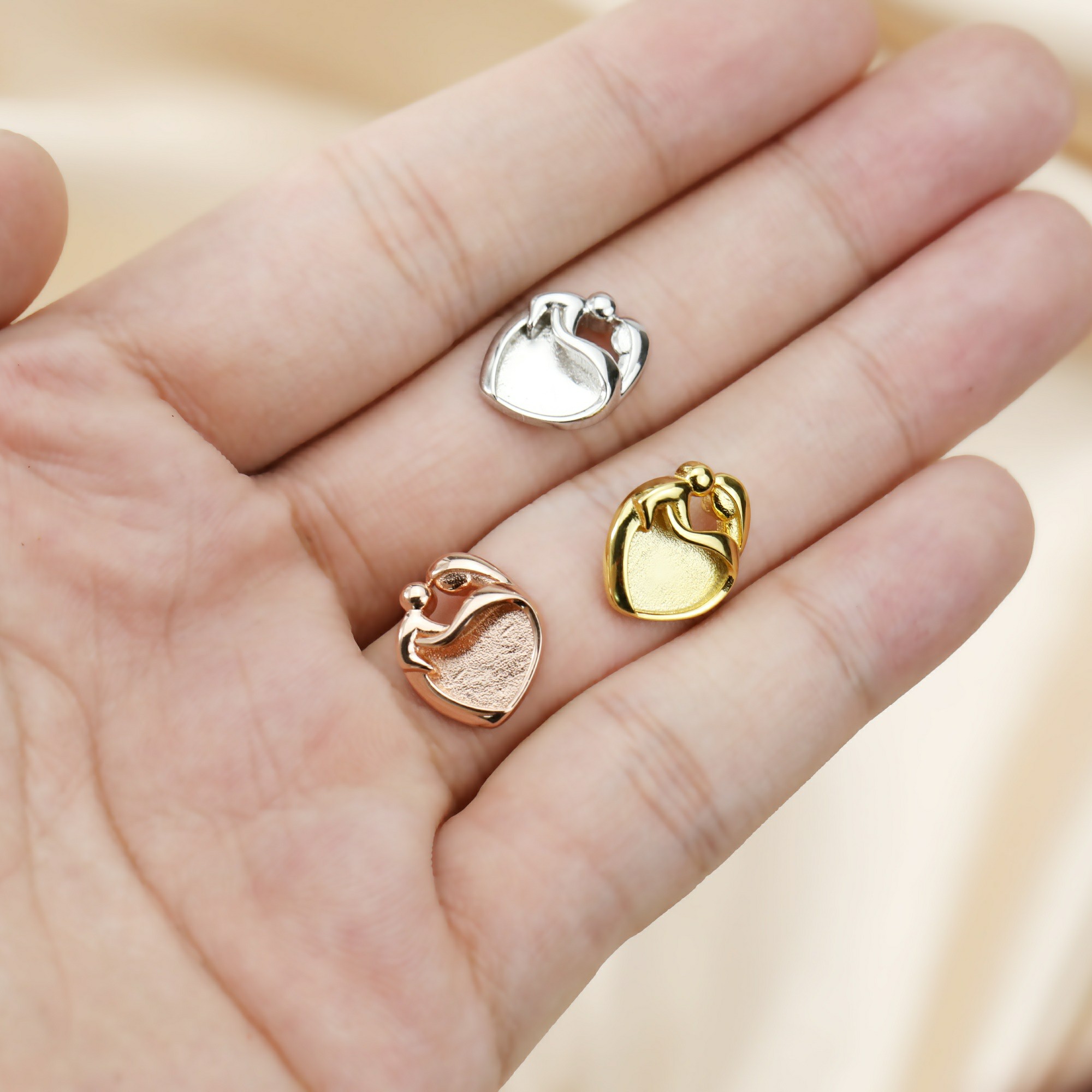 จี้รูปหัวใจขนาด 9 มม. ประดับเพ - Resin Art Baby บทวิจารณ์และราคา