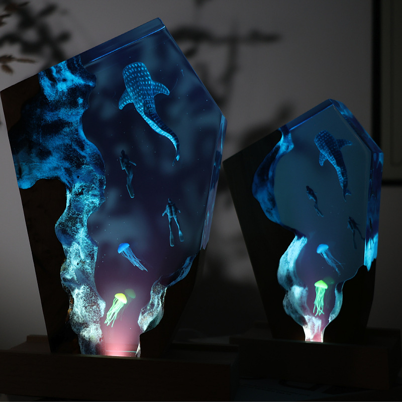 ของตกแต่งเรซิ่นรูปน้ำพุร้อน วา - Resin Art Wedding Gift บทวิจารณ์และราคา