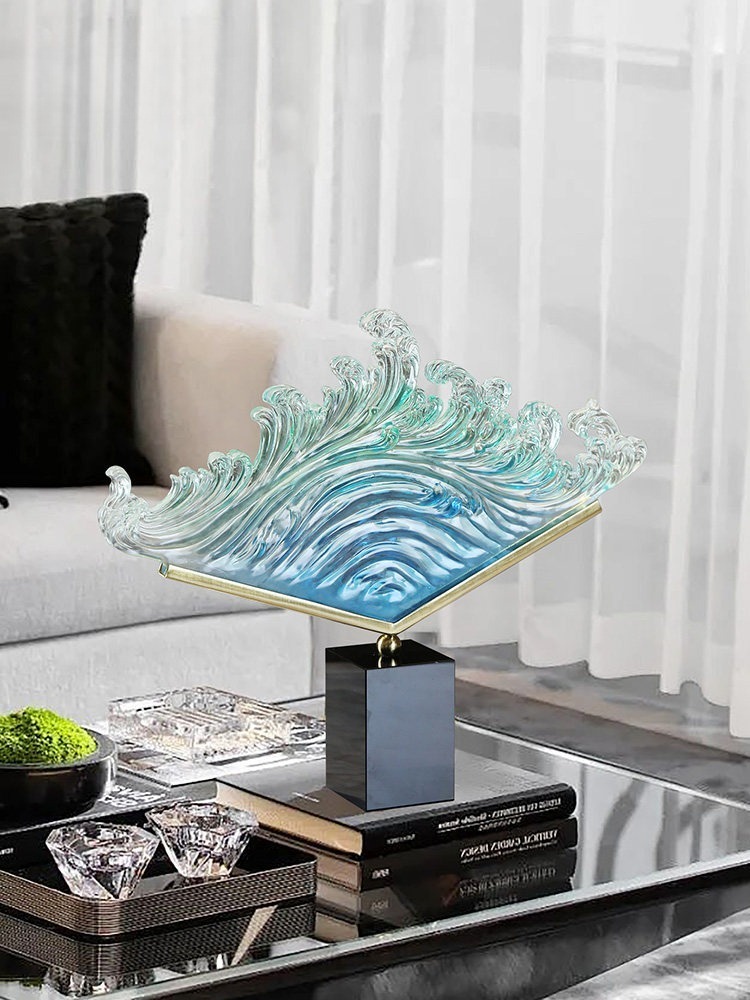 รูปปั้นเรซินลายคลื่นทะเลแบบโปร - Resin Art Wedding Gift บทวิจารณ์และราคา