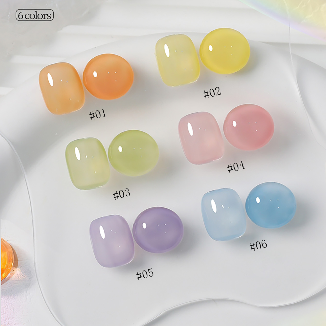 1-6 ชิ้น PSK ใหม่มาการอง แคนดี - Resin Art Equipment บทวิจารณ์และราคา