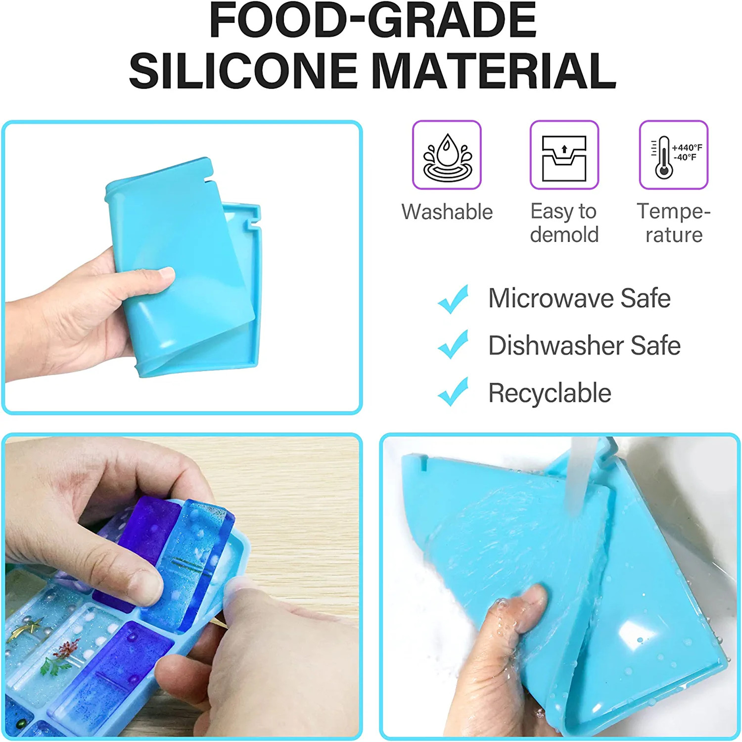 Domino แม่พิมพ์ซิลิโคนเรซินอีพ - Resin Art Equipment บทวิจารณ์และราคา
